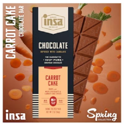 Photograph of product: Carrot Cake | Chocolate | 100mg