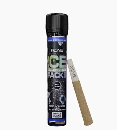 Photograph of product: King Louis XIII | 1g Triple Infused Ice Packs (Rosin, au chocolat, and Diamonds)