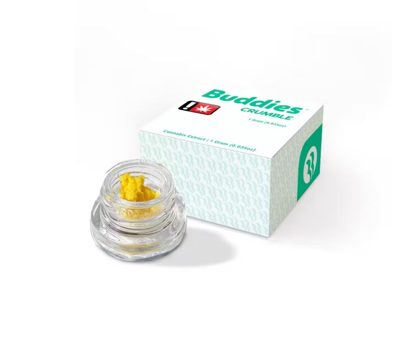 Photograph of product: Buddies | Crumble | Puck | 2g | Ghost OG | Oui'd