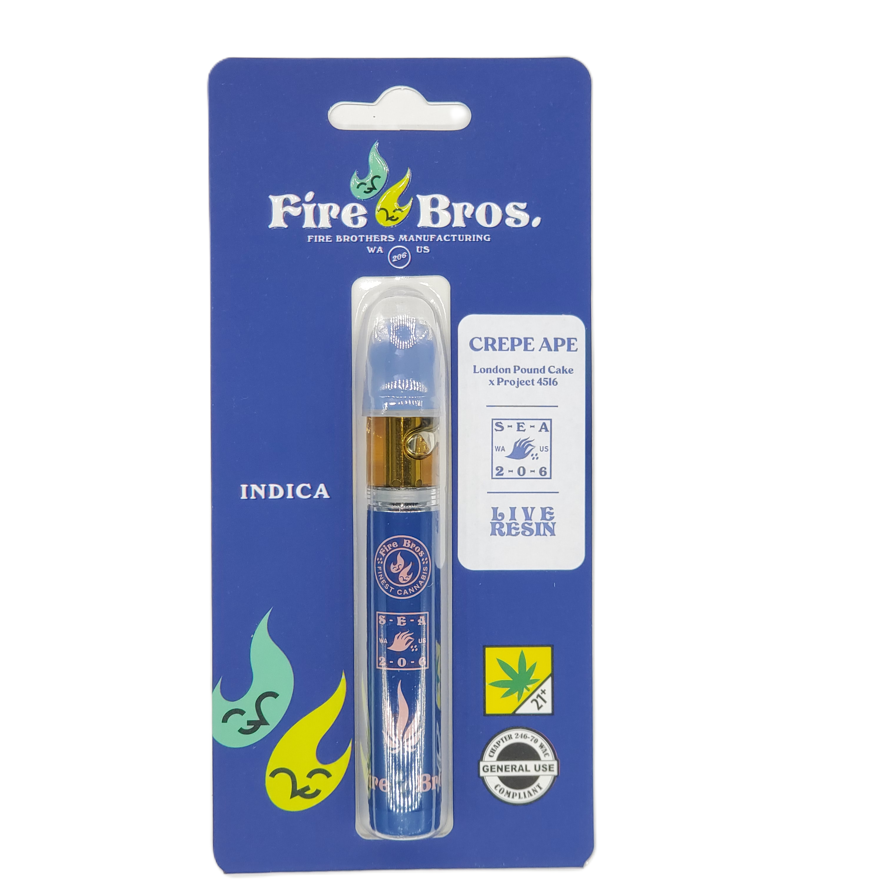 Photograph of product: Firebros VAPE Crepe Ape Disp 1g