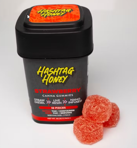 Photograph of product: HH Strawberry Live Resin Gummies