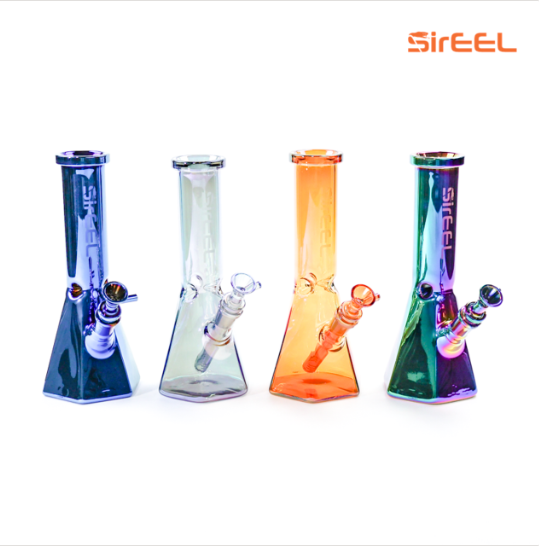Photograph of product: Iridized Hexagonal Beaker 10" Bong