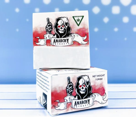 Photograph of product: Anarchy - 1g Budder - Alien Mintz
