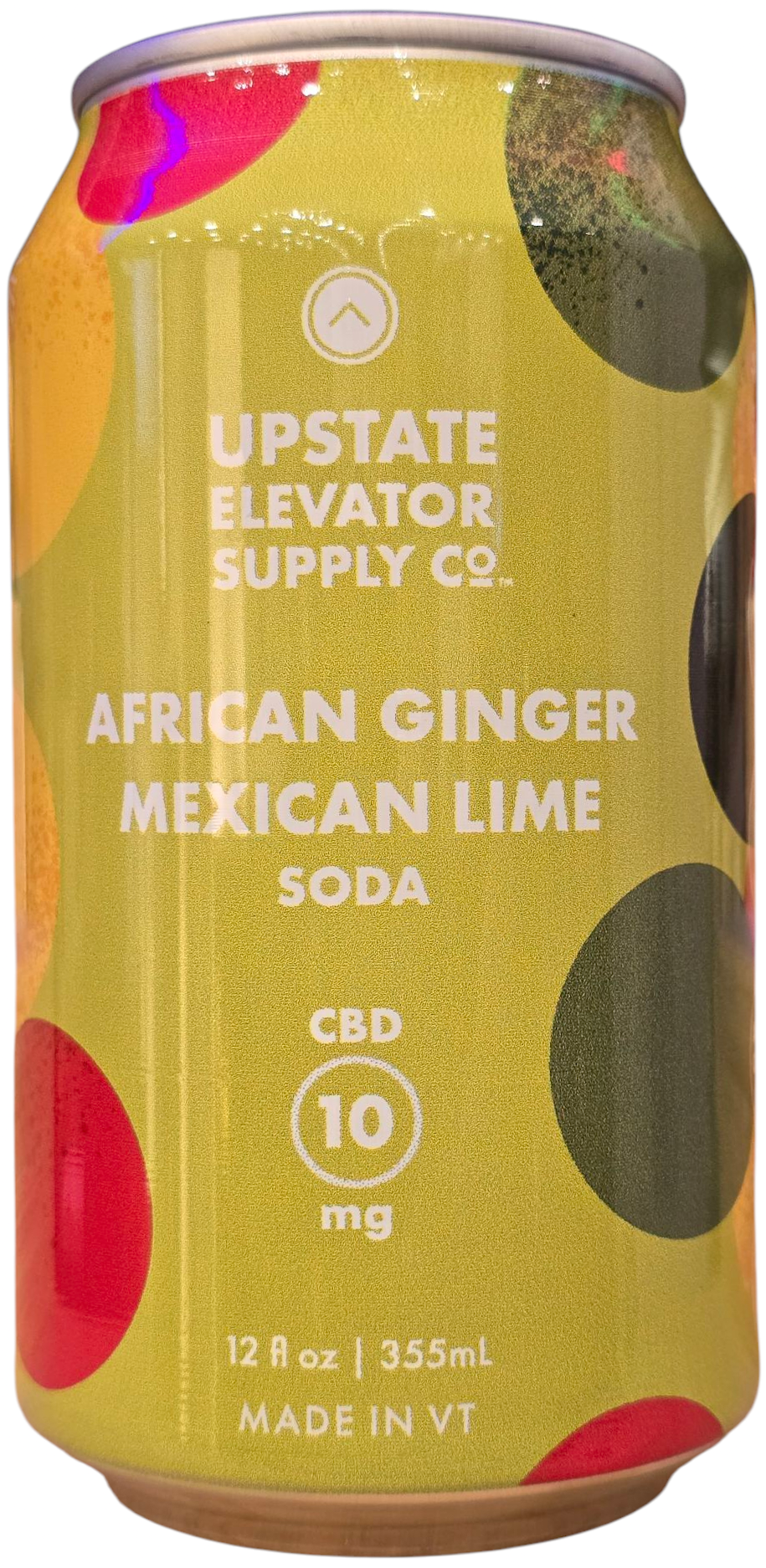 Photograph of product: Upstate - African Ginger & Mexican Lime Soda - 10MG CBD