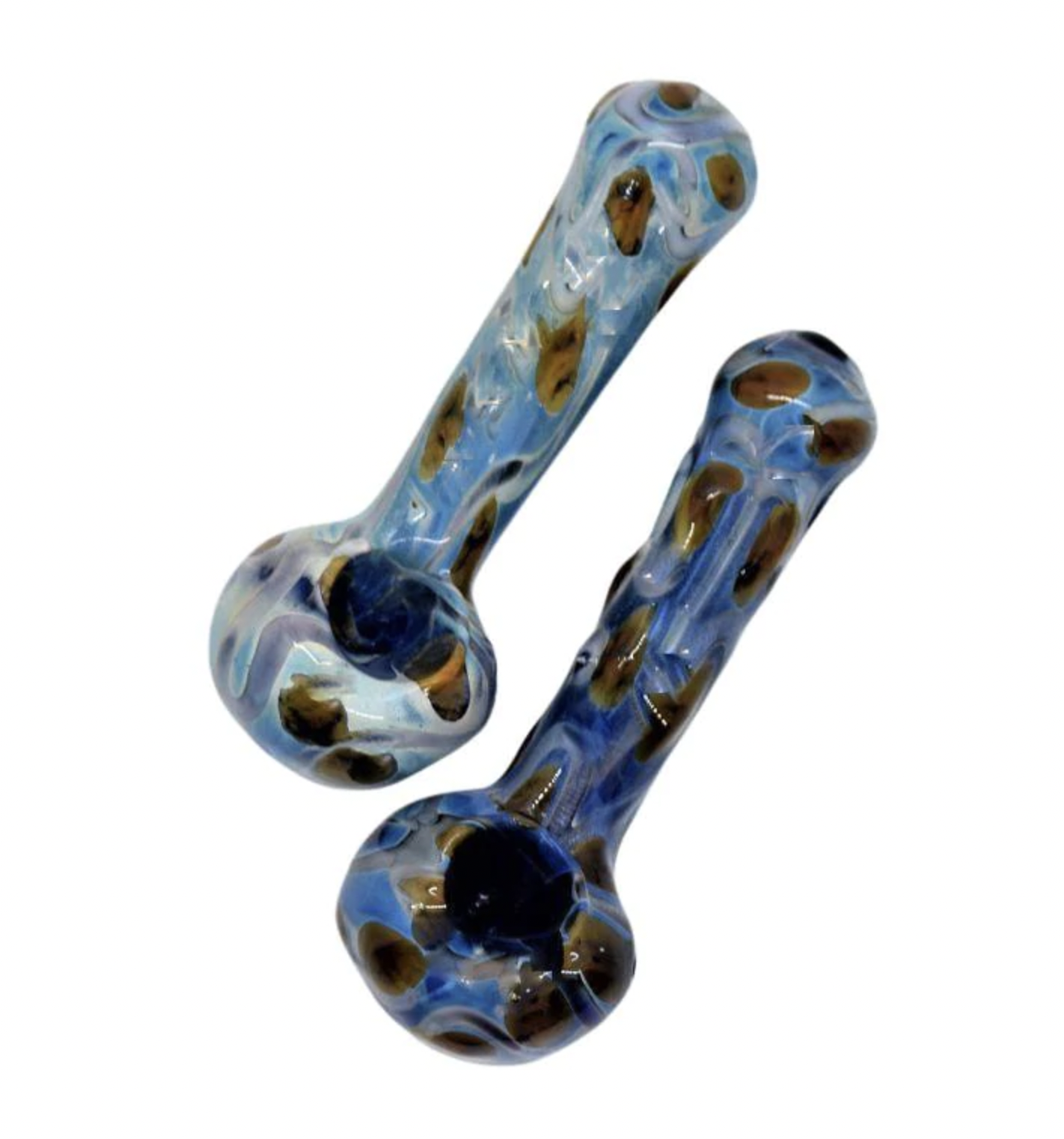 Photograph of product: 4.5" Bump Color Fumed Hand Glass Pipe