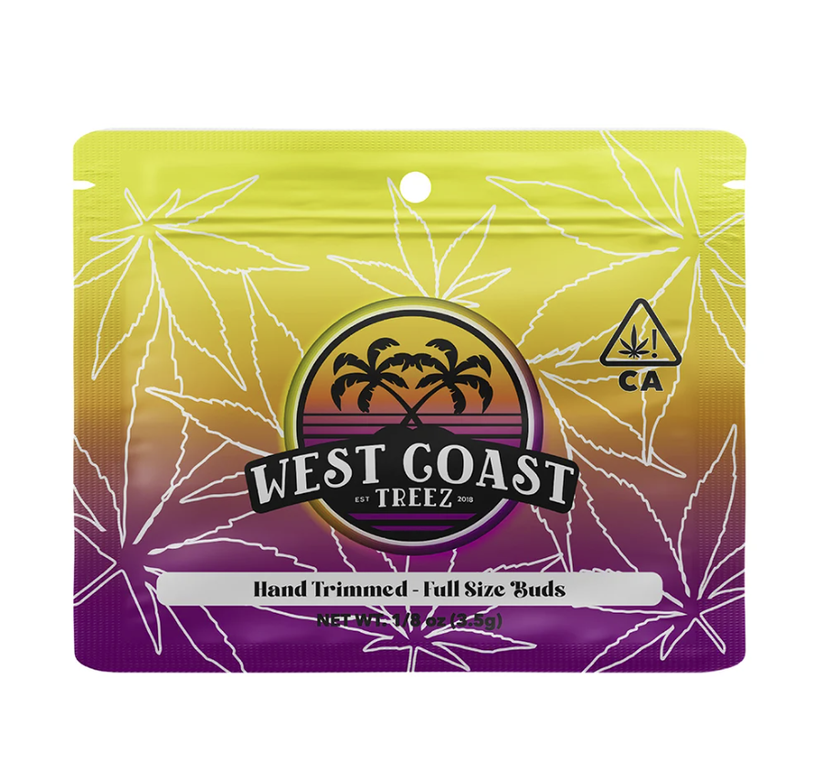 Photograph of product: West Coast Treez - Tropicana Cookies (Oui'd) Flower - 3.5g