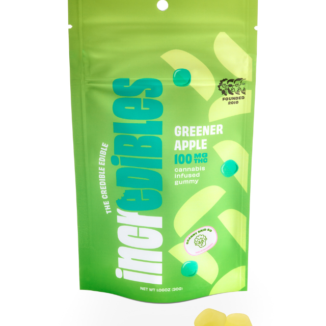 Photograph of product: GREENER APPLE GUMMIES 4PK