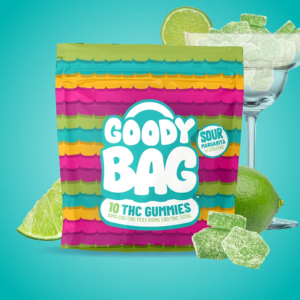 Photograph of product: Pure Essentials 200mg:200mg Sour Margarita TH-oui:CBD Goody Bag