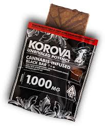 Photograph of product: Korova Edible Black Bar Brownie
