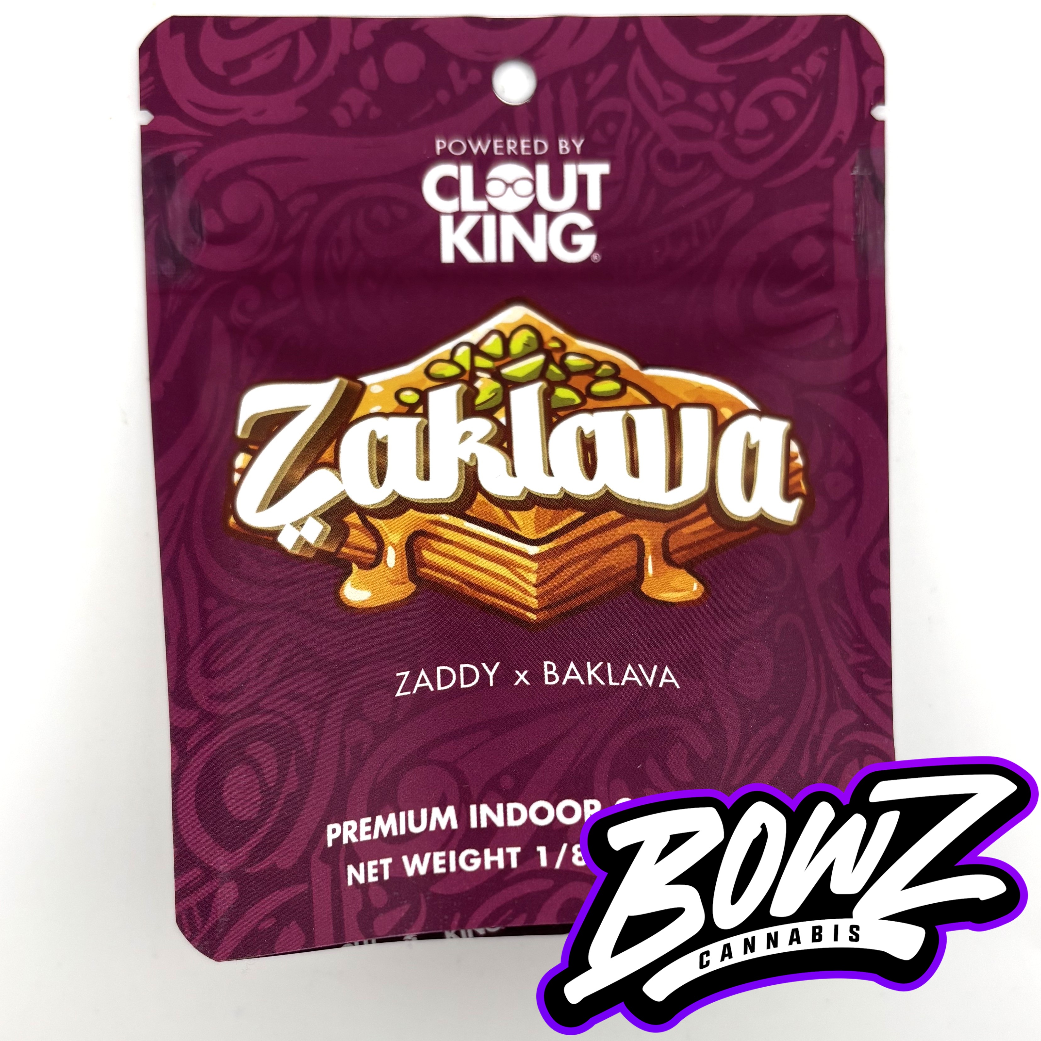 Photograph of product: Clout King - Pre-Pack Flower - (3.5g) - Oui'd - **ZAKLAVA**