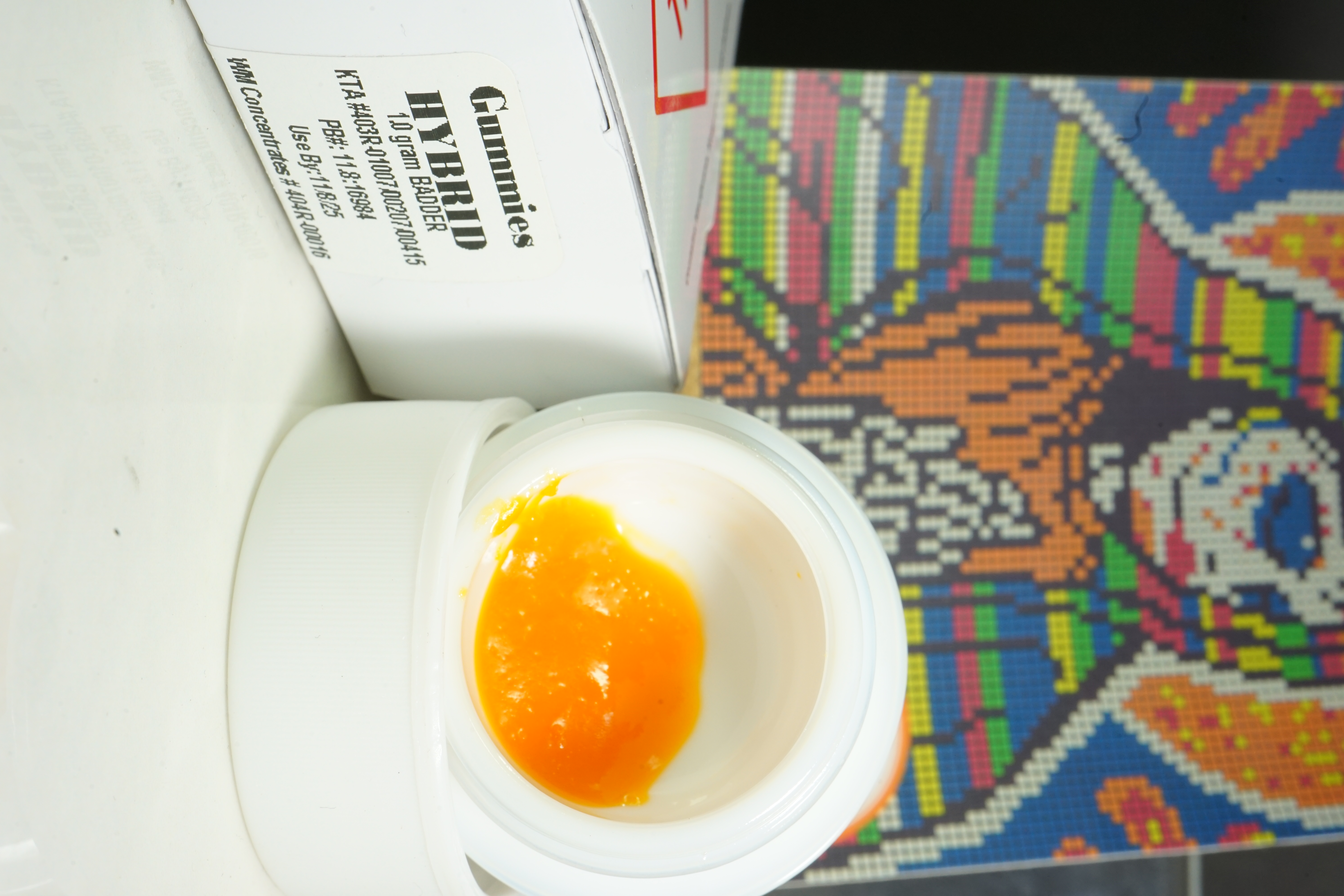 Photograph of product: White Mousse Badder Gummies