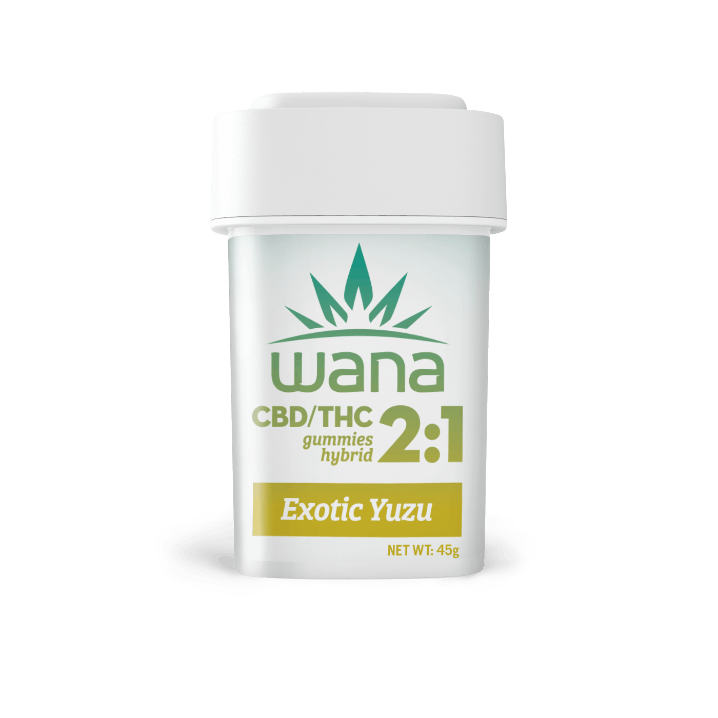 Photograph of product: Exotic Yuzu 2:1 Gummies | T89.4mg C188mg | 00087 | 20pk
