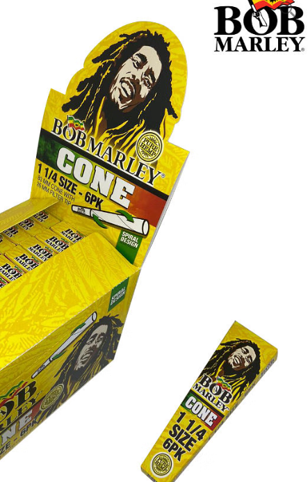 Photograph of product: Bob Marley Cone Classic King W/Tips 3-pack