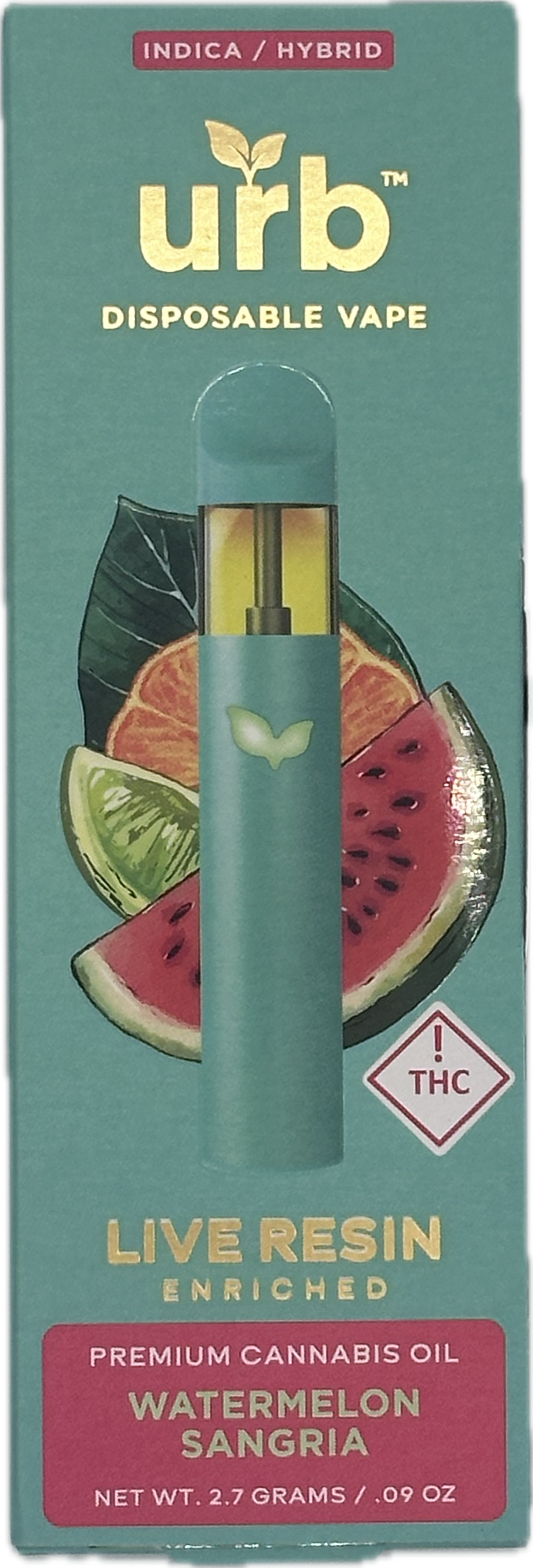 Photograph of product: Urb Watermelon Sangria 2.7g AIO