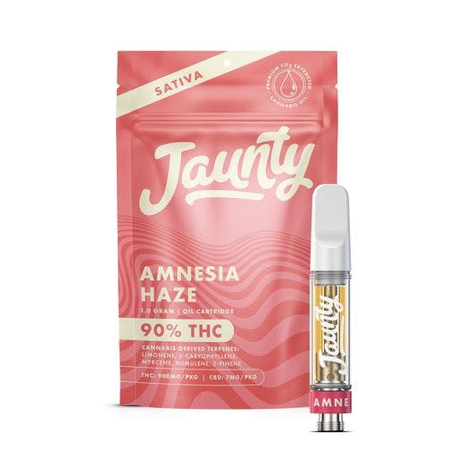 Photograph of product: Jaunty - Amnesia Haze 510 Vape Cart ( Oui'd ) 90%