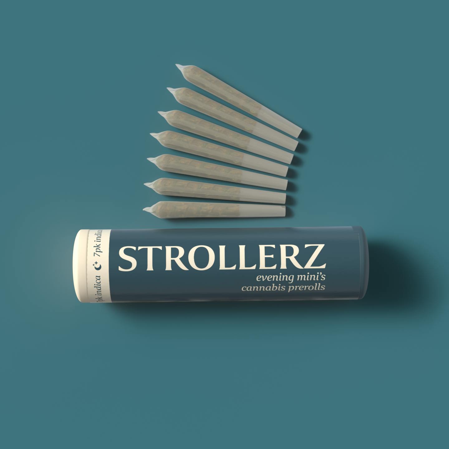 Photograph of product: Strollerz Evening Mini Joints 7 Pack (.35g/ea)