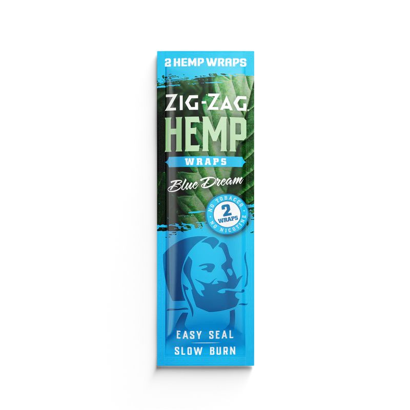 Photograph of product: ZIG ZAG HEMP WRAP BLUE DREAM EACH