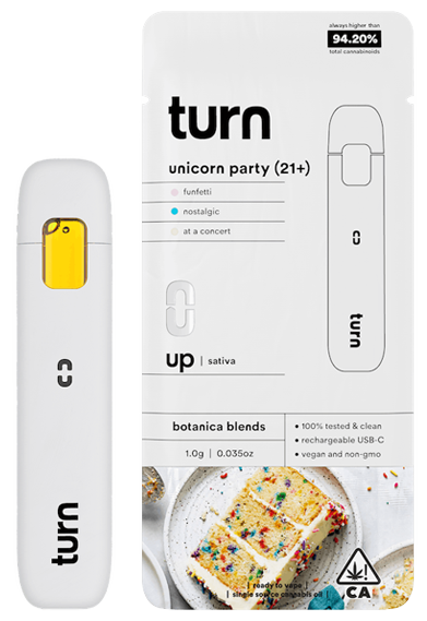 Photograph of product: Turn | Unicorn Party (21+) | 1G AIO (S)