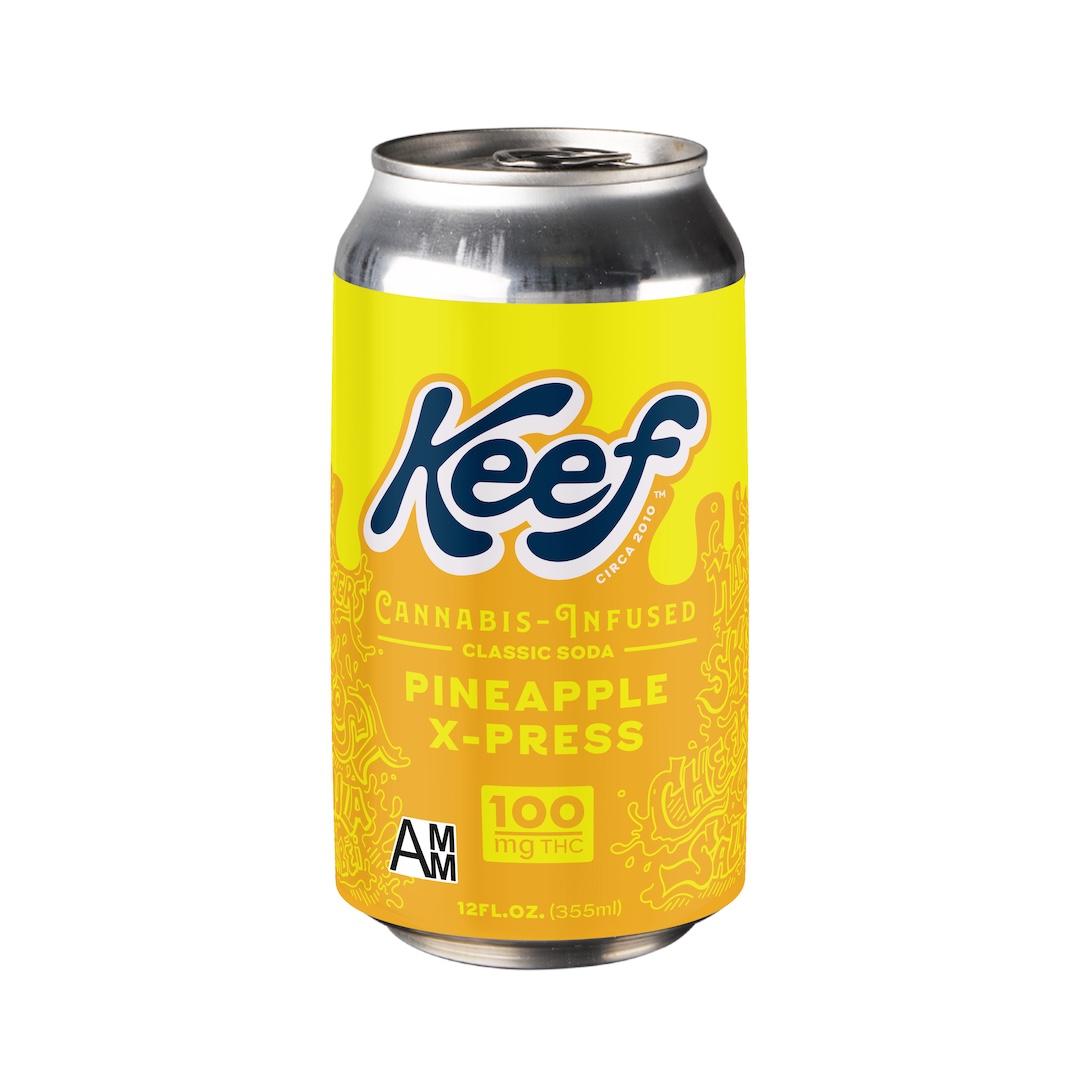 Photograph of product: Edible - Beverage - Pineapple Xpress - Oui'd - 100MG