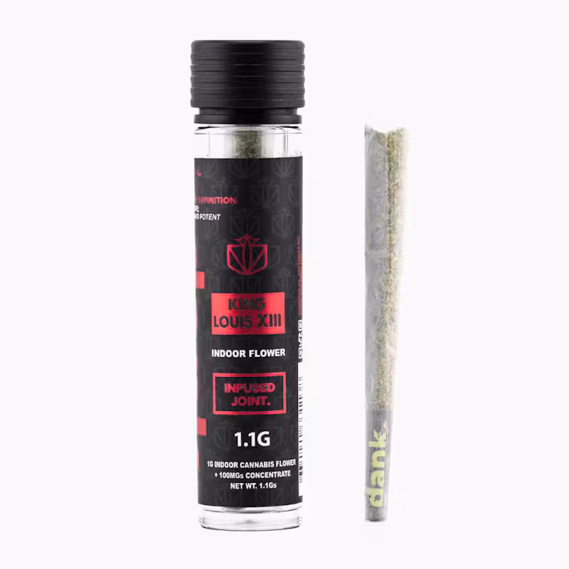 Photograph of Product: Dank | | King Louis OG XIII Infused Pre-roll, 1.1g