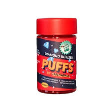 Photograph of product: Cannabals Puffs Diamond Infused Pre-Roll Sour Diesel 7 Pack(3.5G) Hybrid- 31%TH-oui