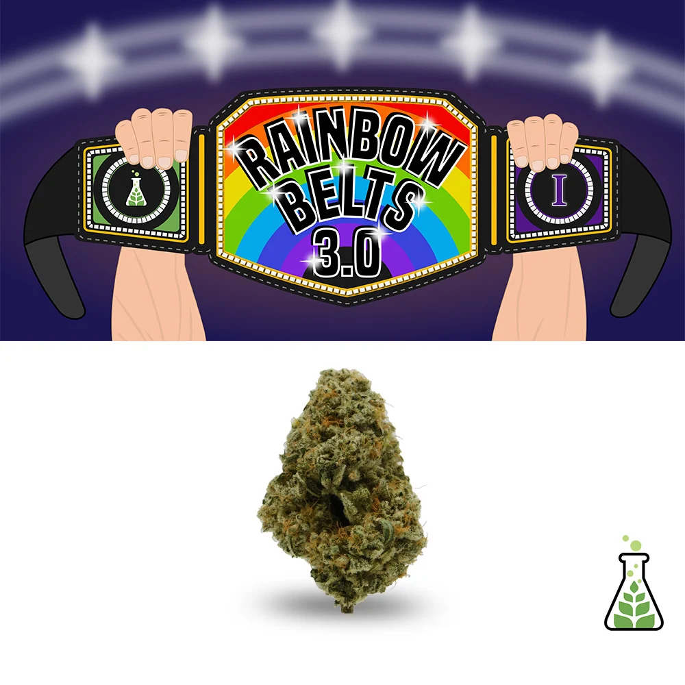 Photograph of product: Sanctuary Medicinals | 3.5g Flower | Rainbow Belts