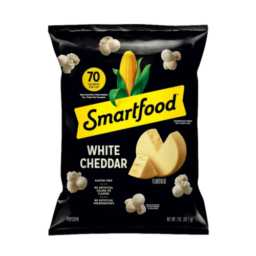 Photograph of product: Smart Popcorn - White Cheddar