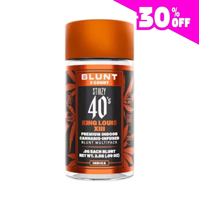 Photograph of product: King Louis XIII - 40's Infused Blunts 5pk (2.5g) - 