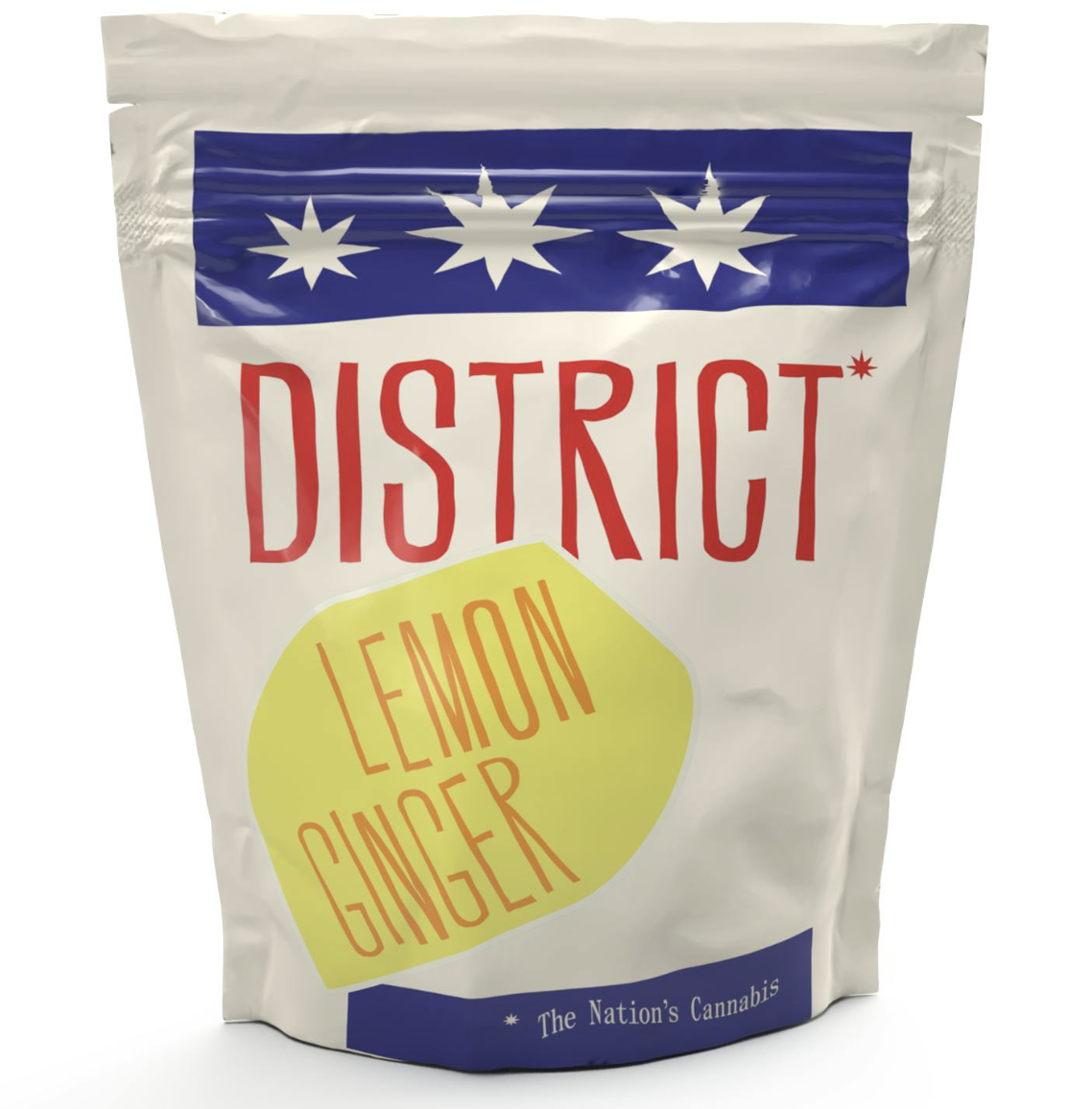 Photograph of product: Lozenges - Lemon Ginger 1:1  - 10mg TH-oui/CBD x 10 ct.