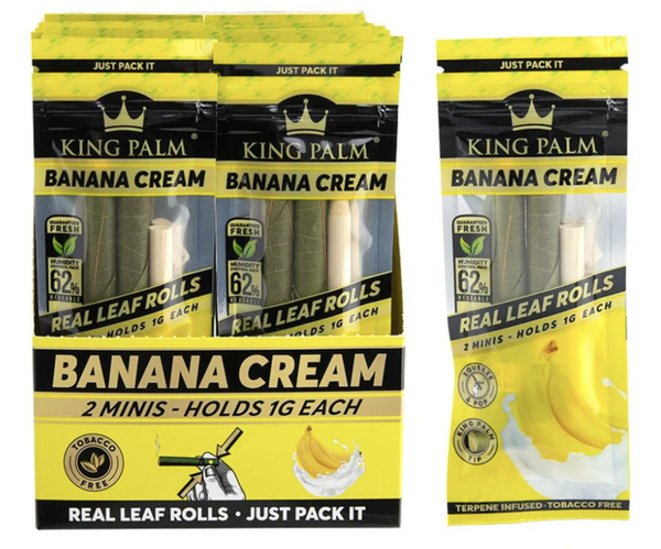 Photograph of product: King Palm Mini 2pk - Banana Cream