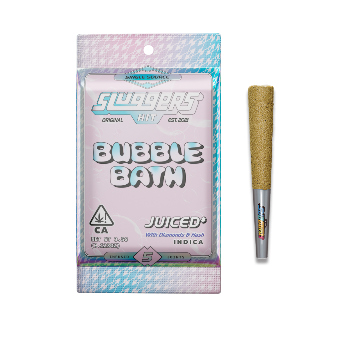 Photograph of product: Bubble Bath Juiced Pre-Rolls (5Pk) 3.5g