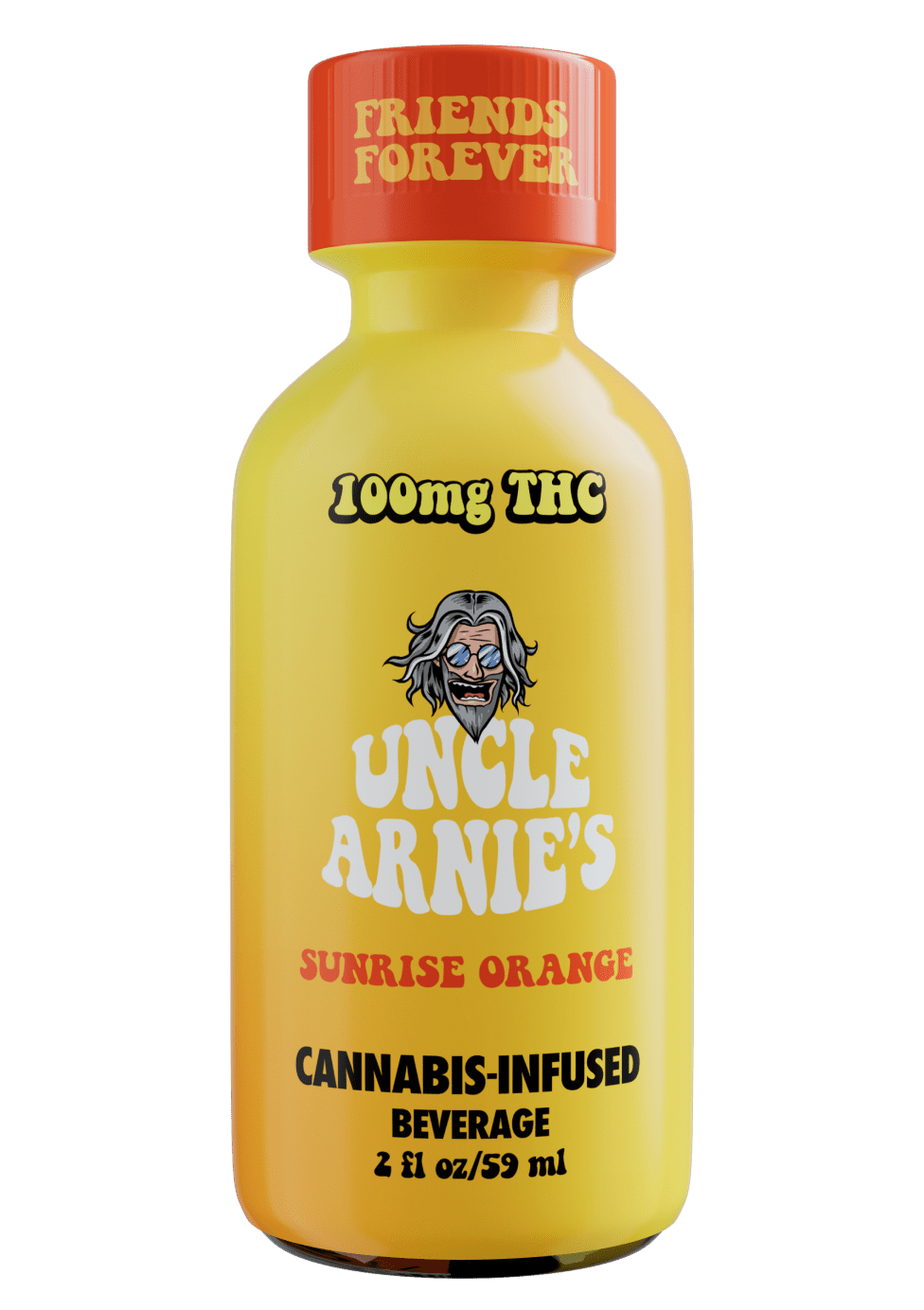 Photograph of product: Uncle Arnie's-Sunrise Orange with Caffeine 100mg 2oz