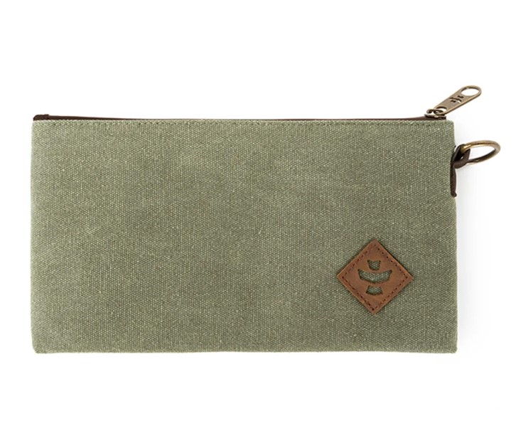 Photograph of Product: The Broker Smell Proof Zippered Stash Bag (Sage)