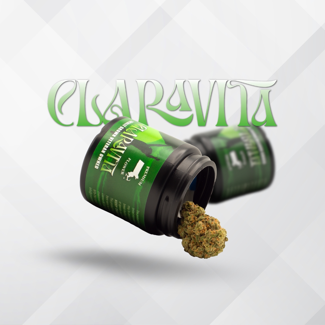 Photograph of product: Mass Gen Sour D | 3.5g Oui'd Flower | by Claravita in Collaboration with Aura Canna Co.