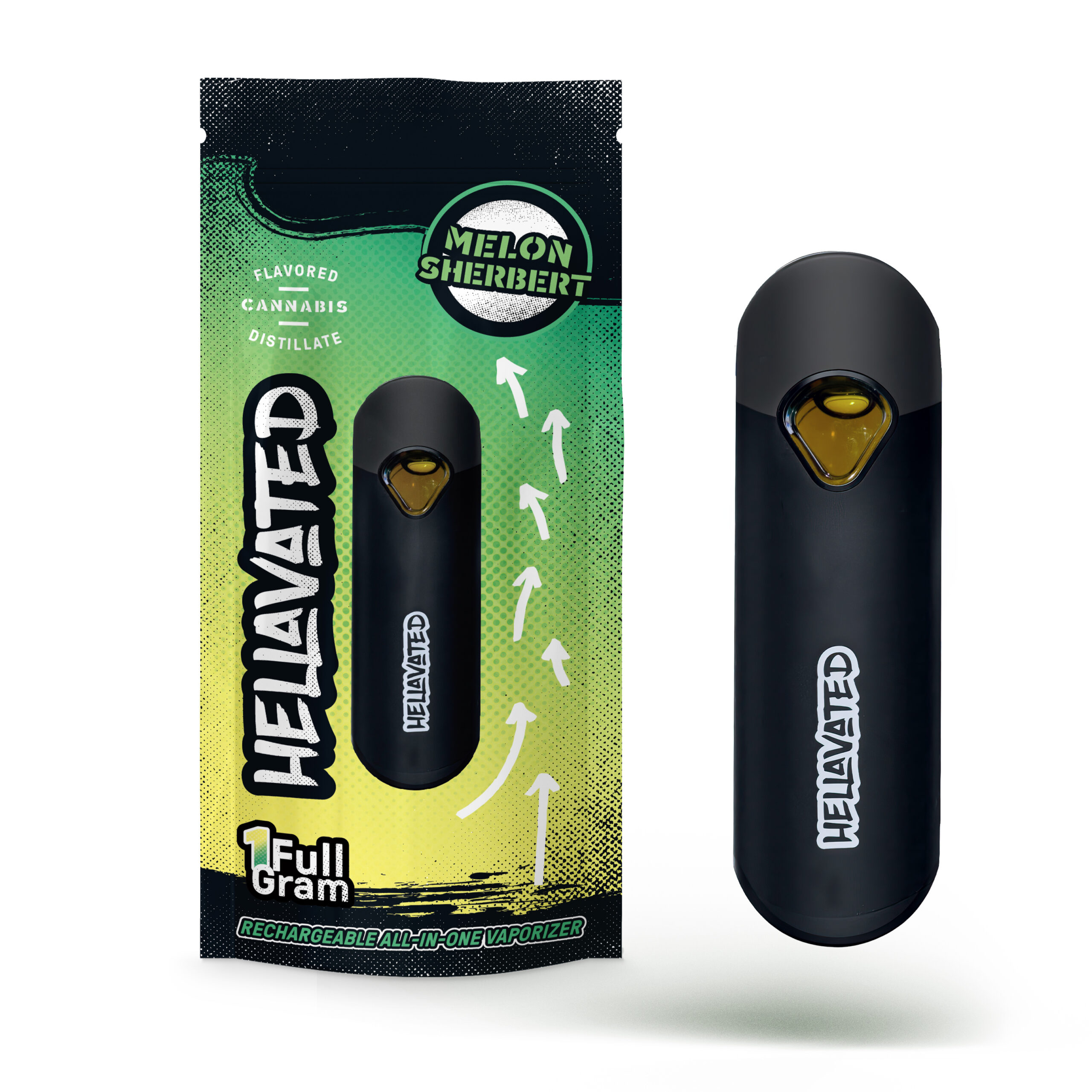 Photograph of product: Hellavated Melon Sherbert Disposable Pen