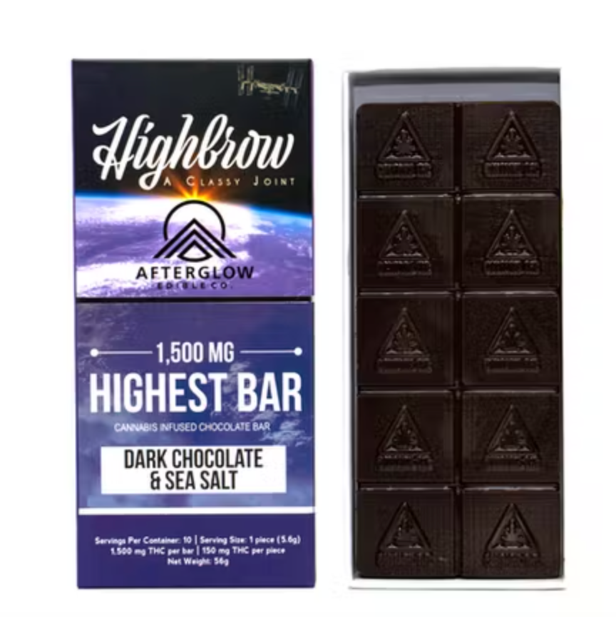 Photograph of product: Dark Chocolate & Sea Salt Highest 1500mg