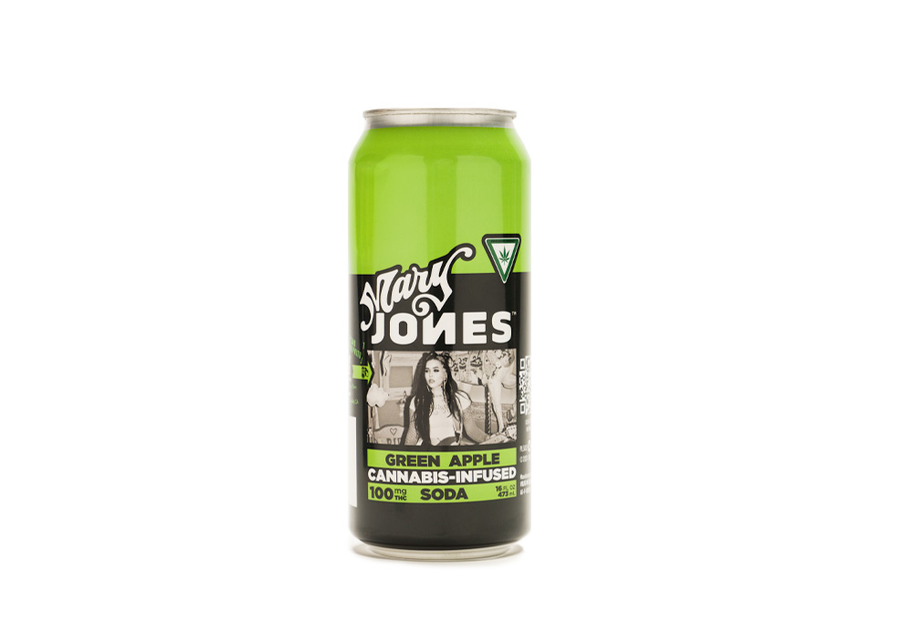 Photograph of product: Green Apple - Soda - 100mg