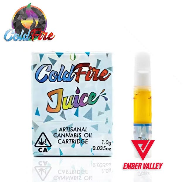 Photograph of product: ColdFire x Ember Valley - Banana Loco - Live Resin Juice Cart - 1g - 