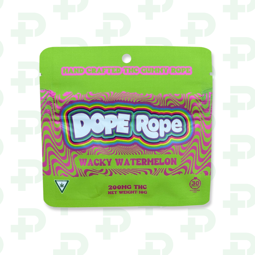 Photograph of product: Dope Rope 200mg - Wacky Watermelon