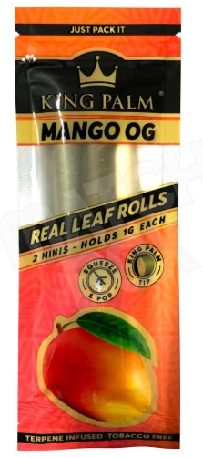 Photograph of product: King Palm  - Mango O.G. - 2pk Mini Rolls - $3