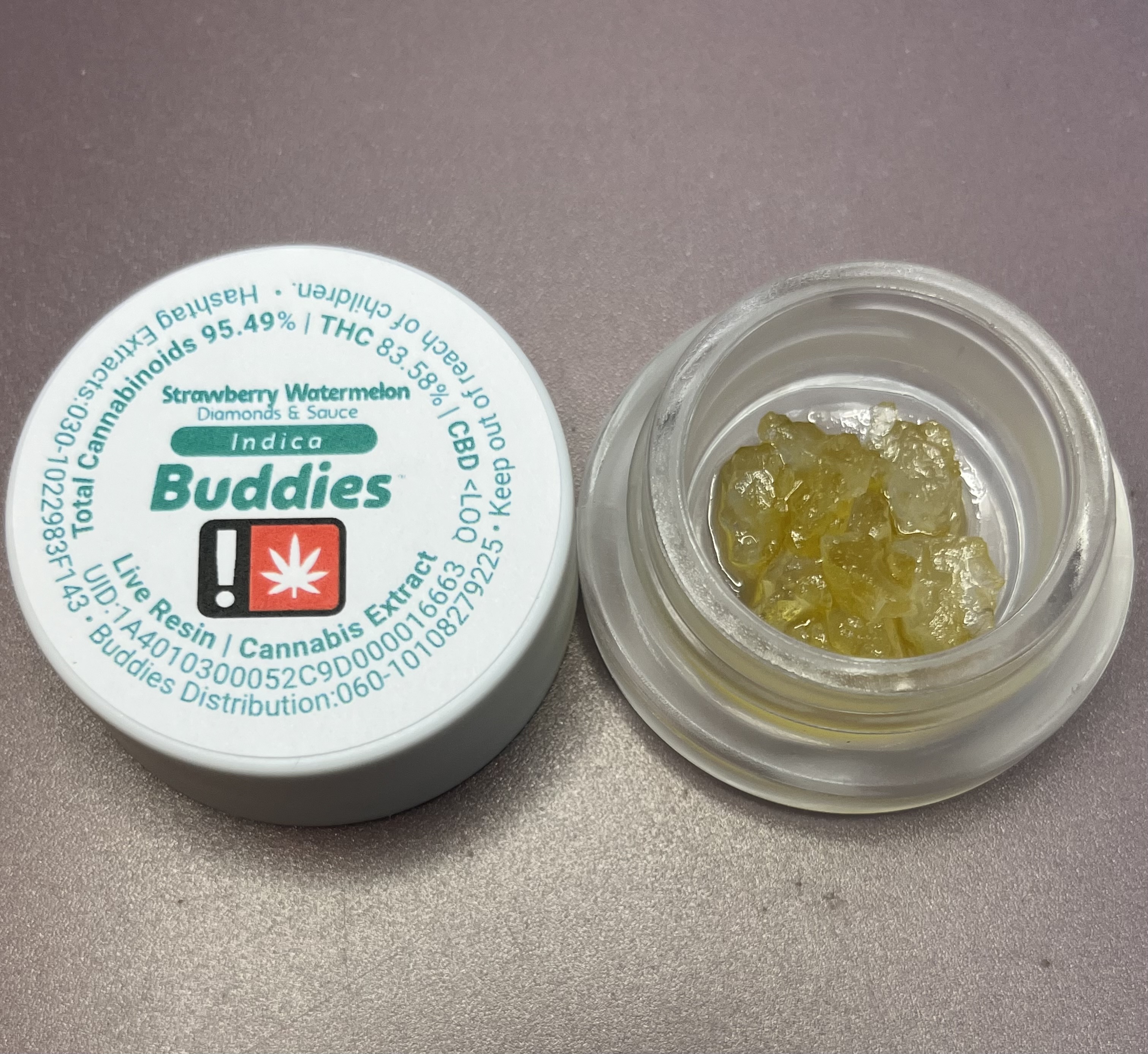 Photograph of product: Strawberry Watermelon Live Diamonds & Sauce - Buddies