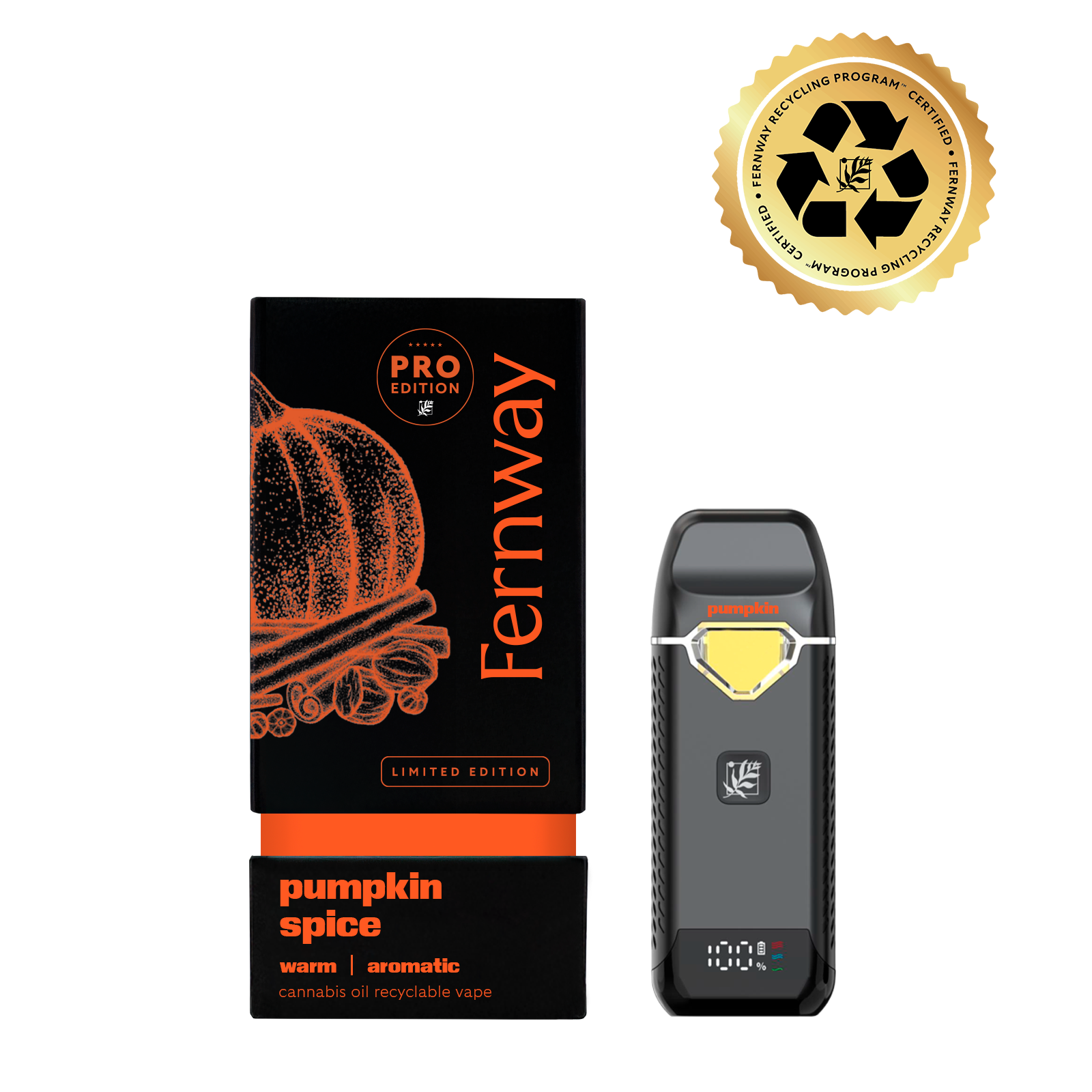 Photograph of product: Fernway Traveler PRO Pumpkin Spice