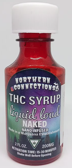 Photograph of Product: Northern Connections Naked Syrup 200mg