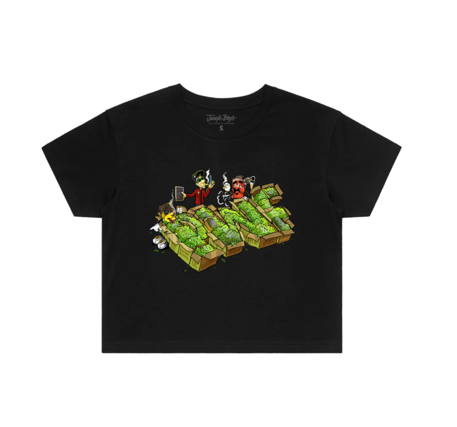 Photograph of product: Jungle Boys | PWF Crop Tee