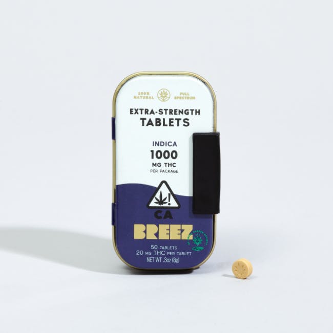 Photograph of product: Breez Extra-Strength Tablets (Oui'd)