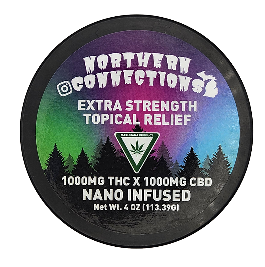 Photograph of product: Northern Connections | Topical Relief TH-oui : CBD | Medicated Body Rub