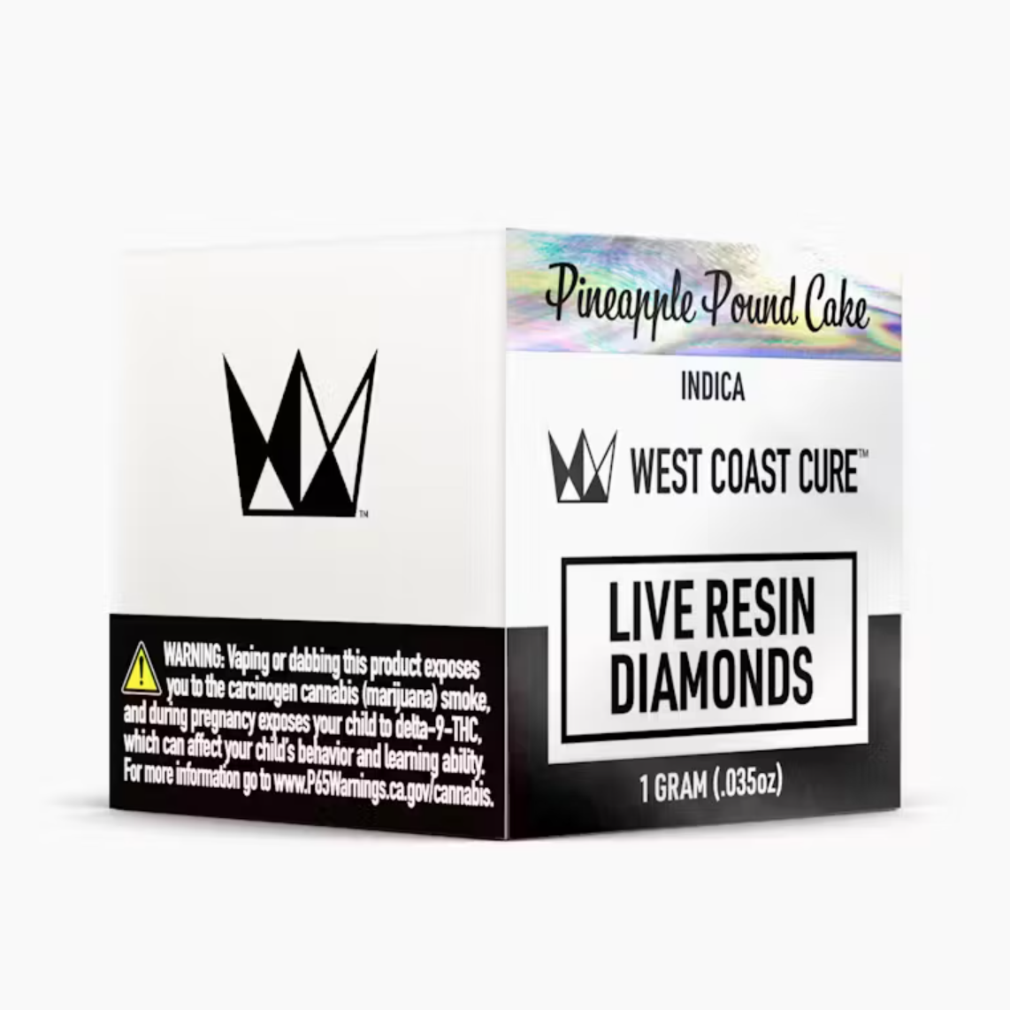 Photograph of product: PINEAPPLE POUND CAKE 1G LIVE RESIN DIAMONDS