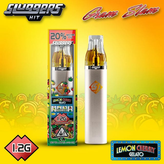 Photograph of product: Lemon Cherry Gelato AIO Vape - 1.2g - 