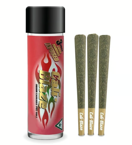 Photograph of product: 1G CHERRY LIME INFUSED TARANTULA PRE-ROLL 3-PACK