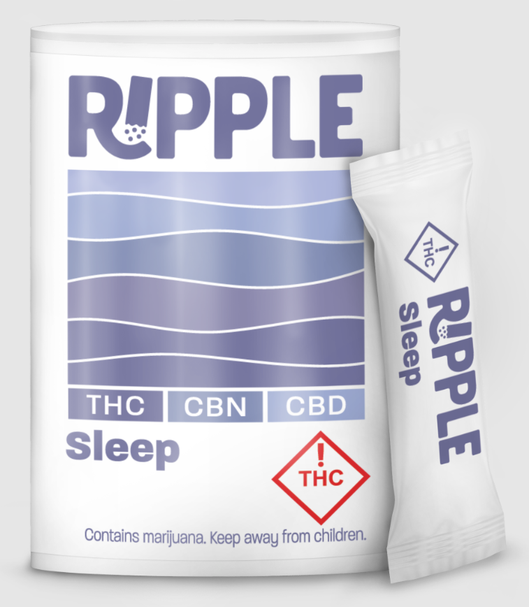 Photograph of product: Ripple - Sleep - 2:1:1 TH-oui:CBN:CBD